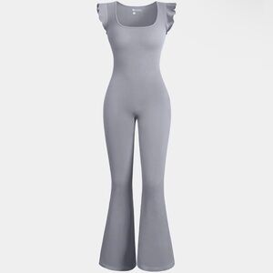 Oqq Fashion Women’s Tight-Fitting Yoga Jumpsuit NWOT